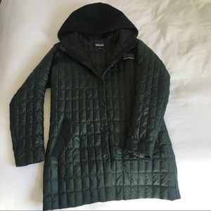Patagonia Recycled Down Hooded Coat